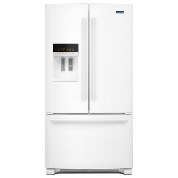 Maytag® 36- Inch Wide French Door Refrigerator with PowerCold® Feature - 25 Cu. Ft. MFI2570FEW Maytag® 36- Inch Wide French Door Refrigerator with PowerCold® Feature - 25 Cu. Ft. MFI2570FEW