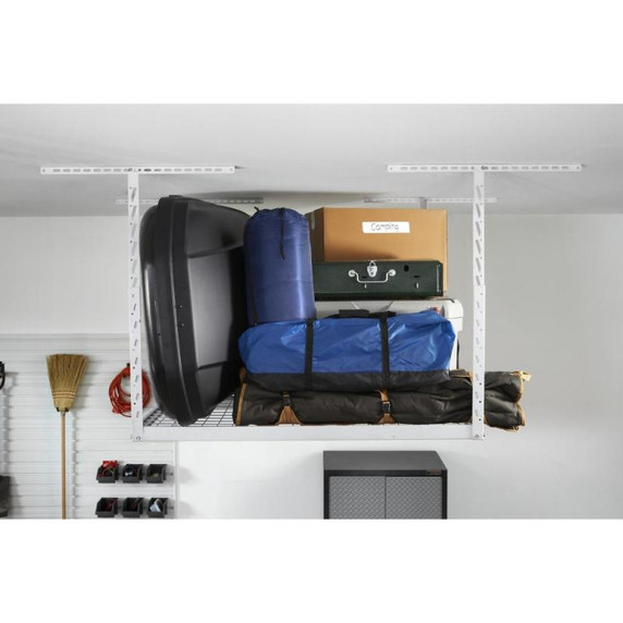 Gladiator® Overhead GearLoft™ Storage Rack 4' (121.9 cm) x 4' (121.9 cm) GALS44M2KW