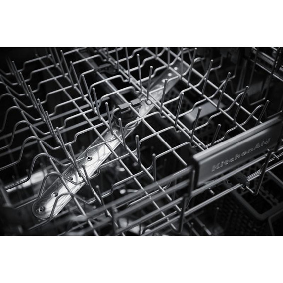 Kitchenaid® 44 dBA Dishwasher with 360° Max Jets™ Third Rack and LED Interior Lighting KDTM804KBS