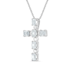 Emerald Cross Pendant (0.50 ct.tw)