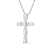 Oval Cross Pendant (0.50 ct.tw)