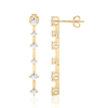 Graduated Linear Drop Earrings (0.50 ct.tw.)