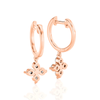 Flower Petal Huggie Earrings (1.00 ct.tw.)