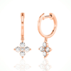 Flower Petal Huggie Earrings (1.00 ct.tw.)