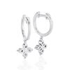 Flower Petal Huggie Earrings (1.00 ct.tw.)