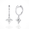 Flower Petal Huggie Earrings (1.00 ct.tw.)