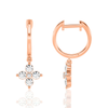Flower Petal Huggie Earrings (1.00 ct.tw.)