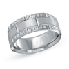 14K White Gold 8mm Diamond Ring (0.60 ct.tw.)