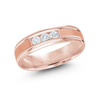 14K Rose Gold 6mm Diamond Ring (0.20 ct.tw.)