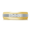 14K Yellow and White Gold 6mm Diamond Ring (0.20 ct.tw.)