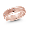 14K Rose Gold 6mm Diamond Ring (0.10 ct.tw.)