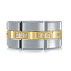 14K White and Yellow Gold 11mm Diamond Ring (0.40 ct.tw.)