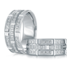 14K White Gold 9mm Diamond Ring (1.10 ct.tw.)