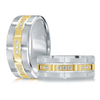 14K White and Yellow Gold 9mm Diamond Ring (0.30 ct.tw.)