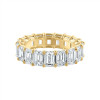 Yellow Gold Emerald Eternity Ring (6.56 ct.tw.)
