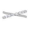 Oval Round Crossover Ring (1.00 ct.tw)