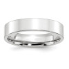 Platinum 5mm Flat Wedding Band