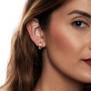 14K Yellow Gold Amethyst Gemstone Earrings