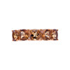 Citrine Cushion Cut Ring with Diamonds(0.21 ct.tw)