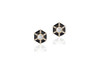 Hexagon Diamond & Black Enamel Stud Earrings (0.63 ct.tw.)