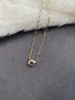 Prasiolite Emerald Cut East-West Necklace