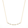 Curved Bar Diamond Necklace (0.33 cttw)