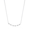 Curved Bar Diamond Necklace (0.33 cttw)