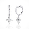 Lab Grown 1.0 Ct Diamond Huggie Earrings