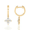 Lab Grown 1.0 Ct Diamond Huggie Earrings