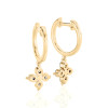 Lab Grown 1.0 Ct Diamond Huggie Earrings