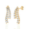 Lab Grown 1.25Ct Diamond Drop Earrings