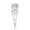 Lab Grown 0.50 Ct Diamond Round Criss Cross Ring