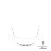 White Gold Seven Stone Diamond Necklace (1.33 ct.tw.)