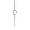 Lab-Grown Diamond Initial Letter "K" Pendant