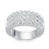 Lab Grown 2.5 Ct Round Diamond Anniversary Band Ring