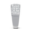 Lab Grown 2.5 Ct Round Diamond Anniversary Band Ring