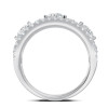 Lab Grown 2.21 Ct Round Diamond Anniversary Band Ring