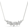White Gold Asymmetric Diamond Necklace (0.63 ct.tw.)