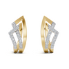 Lab-Grown 0.13 Carat Diamond Hoop Earring