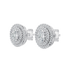 Lab-Grown 0.86 Carat Diamond Bow Stud Earrings