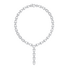 Lab Grown 3.52 Carat Round Diamond Chain Necklace