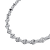 Lab Grown 2.5 Carat Round Diamond Chain Necklace