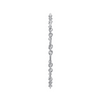 Lab Grown 0.97 Carat Round Diamond Chain Necklace