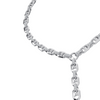 Lab Grown 3.24 Carat Round Diamond Chain Necklace