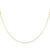 White Gold Station & Paper Clip Link Diamond Necklace (1.38 ct.tw.)