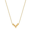 14k Gold Natural Diamond Halo Chevron Necklace (0.32 ct.wt)