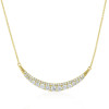 14K Yellow Gold Natural Diamond Fashion Necklace (0.71 ct.wt)