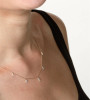 14K Yellow Gold Natural Diamond Charm Necklace (0.17 ct.wt)
