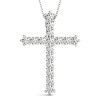 White Gold Cross Pendant (1.00 ct.tw.)