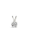 White Gold Four-Prong Wire Diamond Pendant (0.63 ct.tw.)